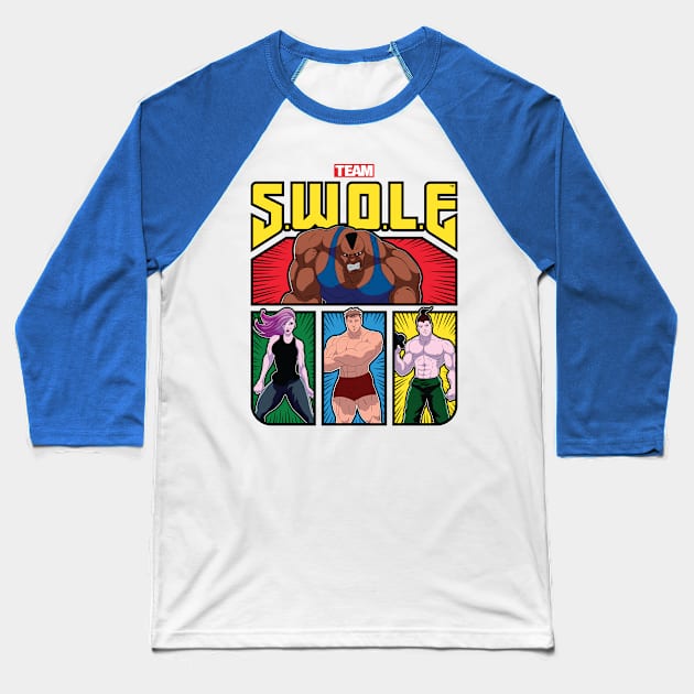 TEAM S.W.O.L.E. Baseball T-Shirt by D3